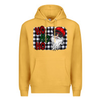 Mustard ho ho ho Premium Hoodie - CowhideDigitalArt