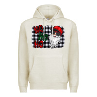 Oatmeal Heather ho ho ho Premium Hoodie - CowhideDigitalArt