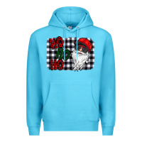 Ocean Blue ho ho ho Premium Hoodie - CowhideDigitalArt