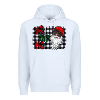 White ho ho ho Premium Hoodie - CowhideDigitalArt