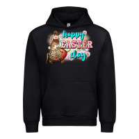 Black Happy Easter Day rodeo Easter Day Urban Hoodie - CowGirlArtShop