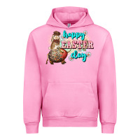 Fuchsia Pink Happy Easter Day rodeo Easter Day Urban Hoodie - CowGirlArtShop