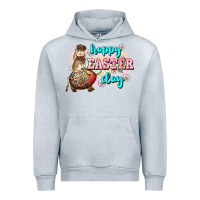 Heather Grey Happy Easter Day rodeo Easter Day Urban Hoodie - CowGirlArtShop