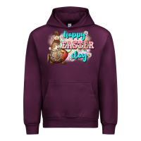 Mauve Wine Happy Easter Day rodeo Easter Day Urban Hoodie - CowGirlArtShop