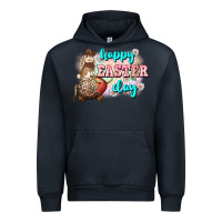 Navy Happy Easter Day rodeo Easter Day Urban Hoodie - CowGirlArtShop