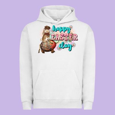 Happy Easter Day Rodeo Easter Day Urban Hoodie Designed By Cowgirlartshop