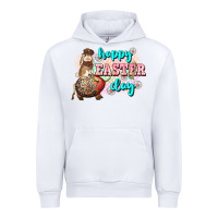 White Happy Easter Day rodeo Easter Day Urban Hoodie - CowGirlArtShop