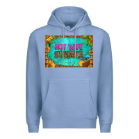 Colony Blue hot wife summer skinny metal can holder Premium Hoodie - HRA Design Shop