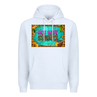 White hot wife summer skinny metal can holder Premium Hoodie - HRA Design Shop