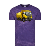 Cloud Purple dump truck Vintage Tee - Artiststas