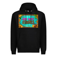 Black hot wife summer skinny metal can holder Premium Hoodie - HRA Design Shop