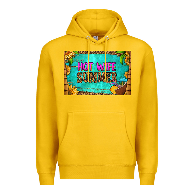 Hot Wife Summer Skinny Metal Can Holder Premium Hoodie by HRA Design Shop | Teevron