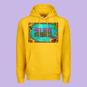 Hot Wife Summer Skinny Metal Can Holder Premium Hoodie Designed By Hra Design Shop
