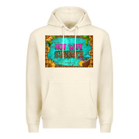 Sandshell hot wife summer skinny metal can holder Premium Hoodie - HRA Design Shop
