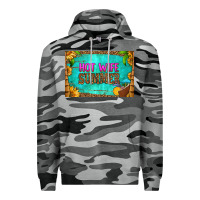 Slate Camo hot wife summer skinny metal can holder Premium Hoodie - HRA Design Shop