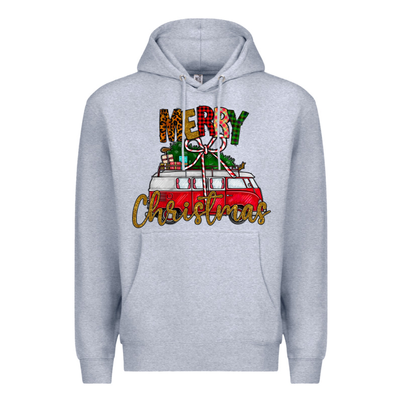 Merry Christmas Premium Hoodie by CowhideDigitalArt | Teevron
