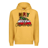 Mustard merry christmas Premium Hoodie - CowhideDigitalArt