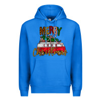 True Royal merry christmas Premium Hoodie - CowhideDigitalArt