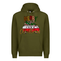 Army Green merry christmas Premium Hoodie - CowhideDigitalArt