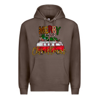 Coffee merry christmas Premium Hoodie - CowhideDigitalArt