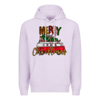 Lilac merry christmas Premium Hoodie - CowhideDigitalArt