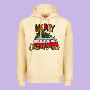 Merry Christmas Premium Hoodie Designed By Cowhidedigitalart