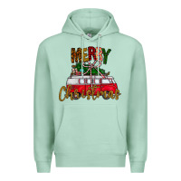 Seafoam merry christmas Premium Hoodie - CowhideDigitalArt