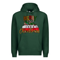 Sports Green merry christmas Premium Hoodie - CowhideDigitalArt