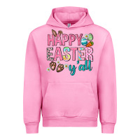 Fuchsia Pink Happy Easter y'all Urban Hoodie - Neo Western