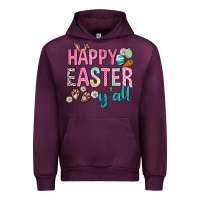 Mauve Wine Happy Easter y'all Urban Hoodie - Neo Western