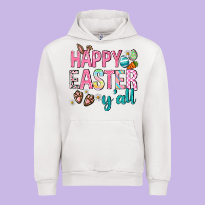 Happy Easter Y'all Urban Hoodie Designed By Neo Western