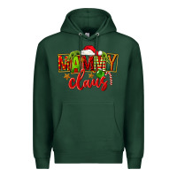 Sports Green christmas mammy claus Premium Hoodie - FaDigitalArtStudio