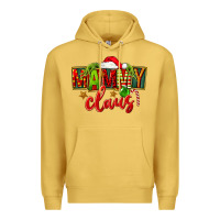Antique Gold christmas mammy claus Premium Hoodie - FaDigitalArtStudio