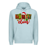 Blue Mist christmas mammy claus Premium Hoodie - FaDigitalArtStudio