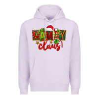Lilac christmas mammy claus Premium Hoodie - FaDigitalArtStudio