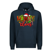 Navy christmas mammy claus Premium Hoodie - FaDigitalArtStudio