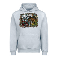 Heather Grey texas Urban Hoodie - SublimationCraftShop