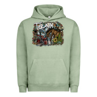 Pigment Oil Green texas Urban Hoodie - SublimationCraftShop