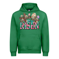 Emerald He is risen Easter Day Urban Hoodie - CowGirlArtShop