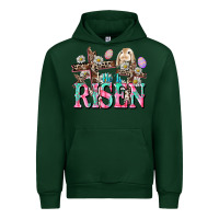 Foreset Green He is risen Easter Day Urban Hoodie - CowGirlArtShop