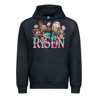 Navy He is risen Easter Day Urban Hoodie - CowGirlArtShop