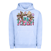 Pigment Grape Ice He is risen Easter Day Urban Hoodie - CowGirlArtShop