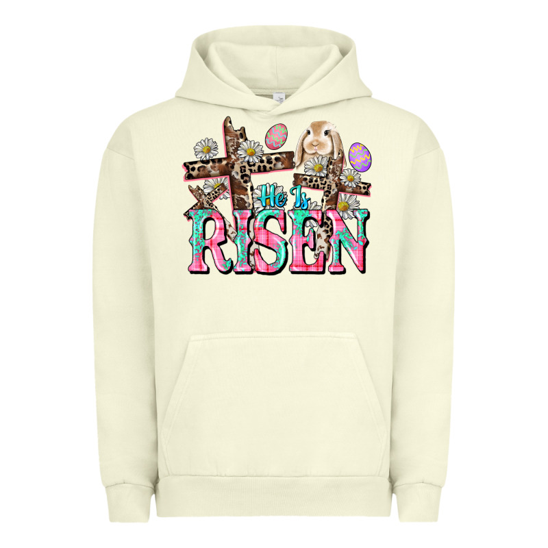 He Is Risen Easter Day Urban Hoodie by CowGirlArtShop | Teevron