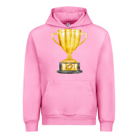 Fuchsia Pink throphy cup Urban Hoodie - FaDigitalArtStudio