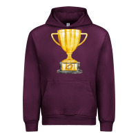 Mauve Wine throphy cup Urban Hoodie - FaDigitalArtStudio