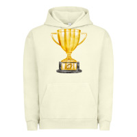 Pigment Pistachio throphy cup Urban Hoodie - FaDigitalArtStudio