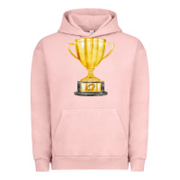 Pigment Salmon throphy cup Urban Hoodie - FaDigitalArtStudio