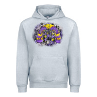 Heather Grey halloween rainbow Urban Hoodie - CowhideDigitalArt