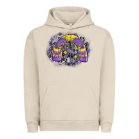 Pigment French Oak halloween rainbow Urban Hoodie - CowhideDigitalArt