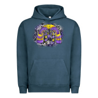 Pigment Midnight Navy halloween rainbow Urban Hoodie - CowhideDigitalArt
